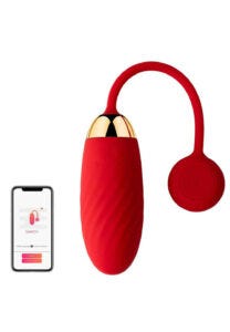 Sextoy conecté oeuf vibrant rouge